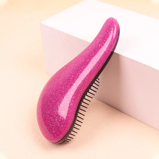 brosse a cheveux brillant seule