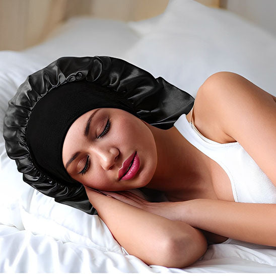 Bonnet en satin | Nuit Soyeuse