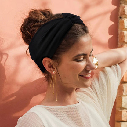 bandeau cheveux couleur noir