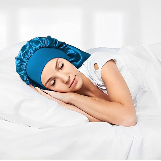 Bonnet en satin | Nuit Soyeuse