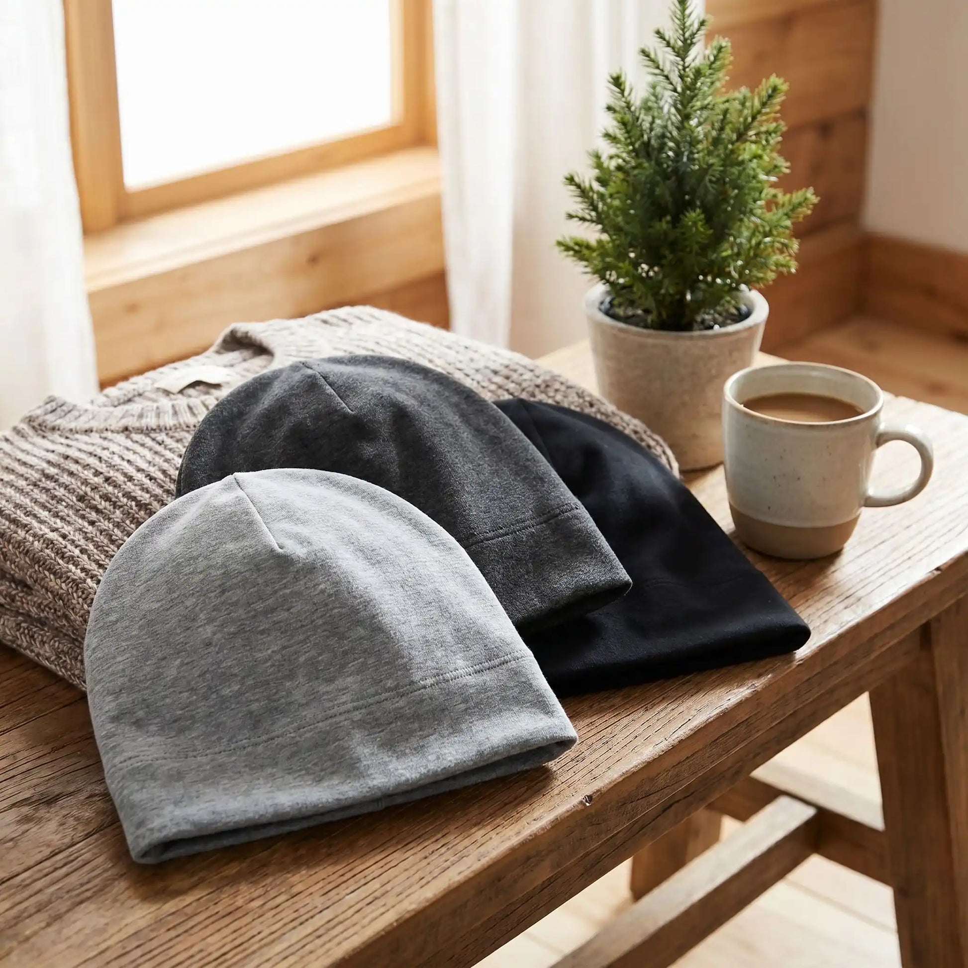 bonnet trois couleurs simple