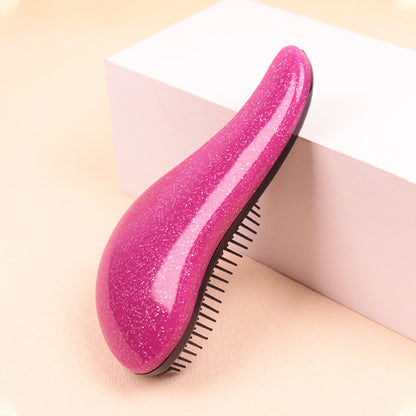 brosse a cheveux brillant seule