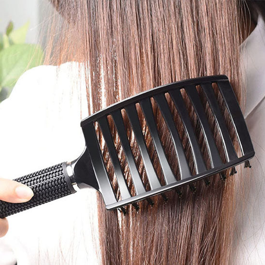 brosse a cheveux nylon noir