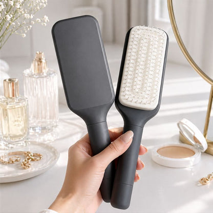 noir brosse a cheveux telescopique