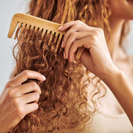 peigne afro rousse