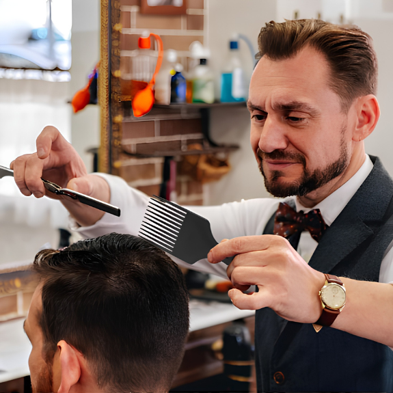 peigne barber cheveux